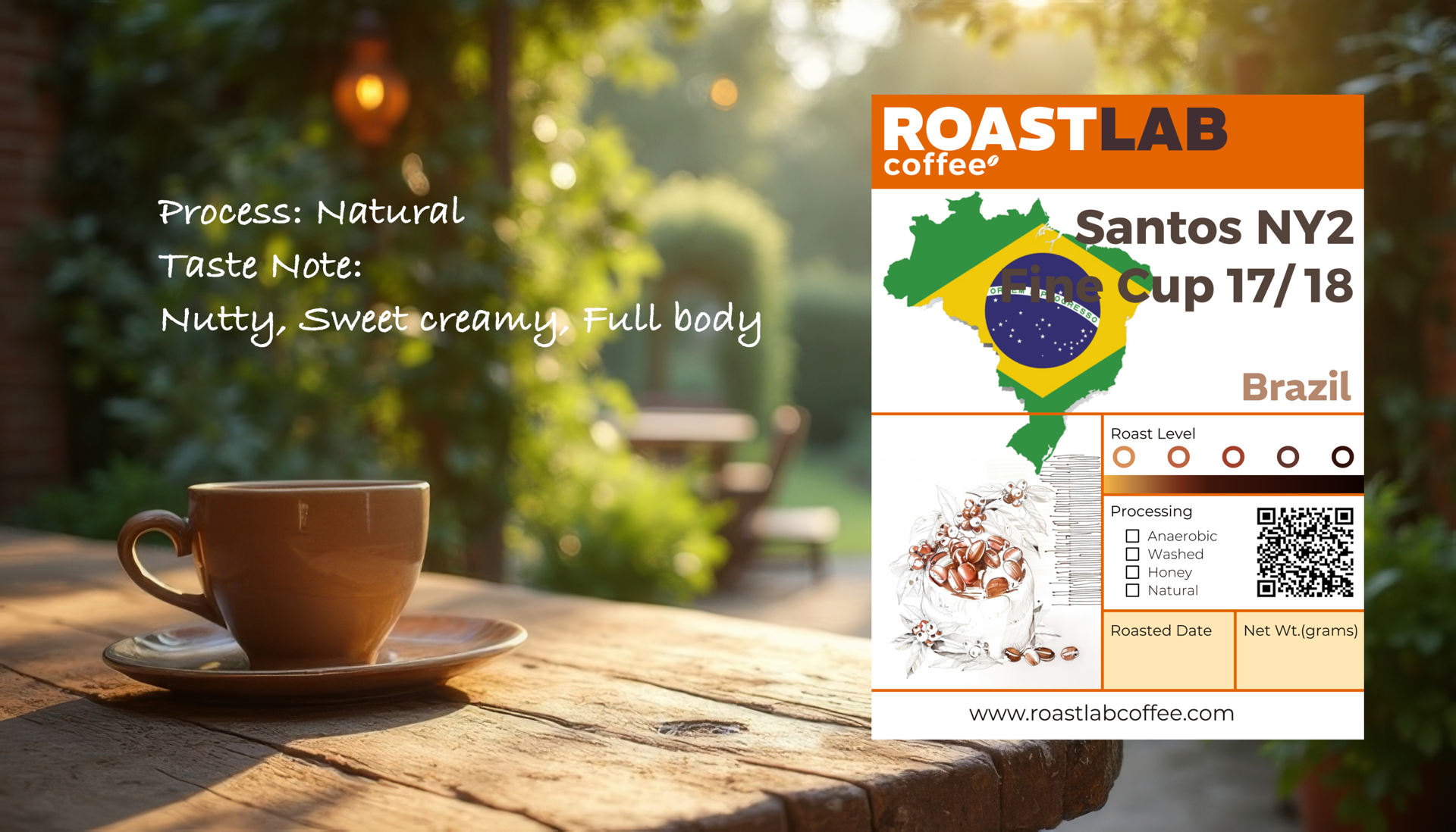 Brazil Santos NY2 Fine Cup 17/18 Coffee